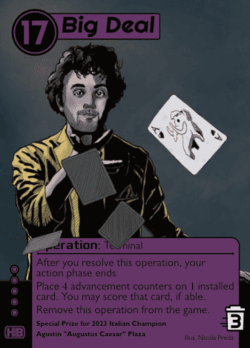 augustus' card: big deal